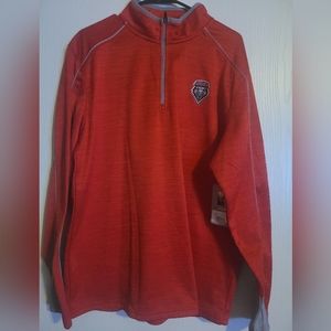 Men's Colosseum New Mexico Lobos Quarter Zip Jacket